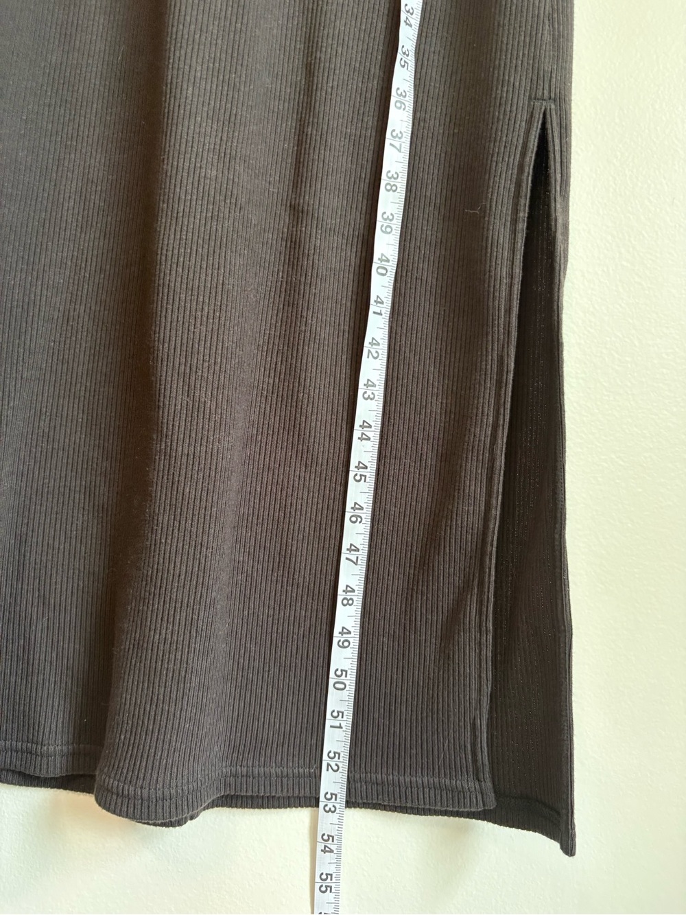 Old Navy Black Sleeveless Racerback Ribbed Maxi Dress Sz L Shelf Bra Easy Summer - Picture 5 of 10